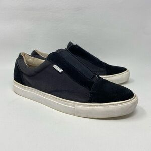 Suvsole Model CUP006SC, Black Slip On Sneakers